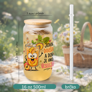 Kelímek s bambusovým víčkem - Jeden doušek a den je hned veselejsí!