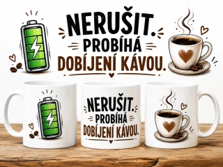 HRNEK - Nerušit. Probíhá dobíjení kávou
